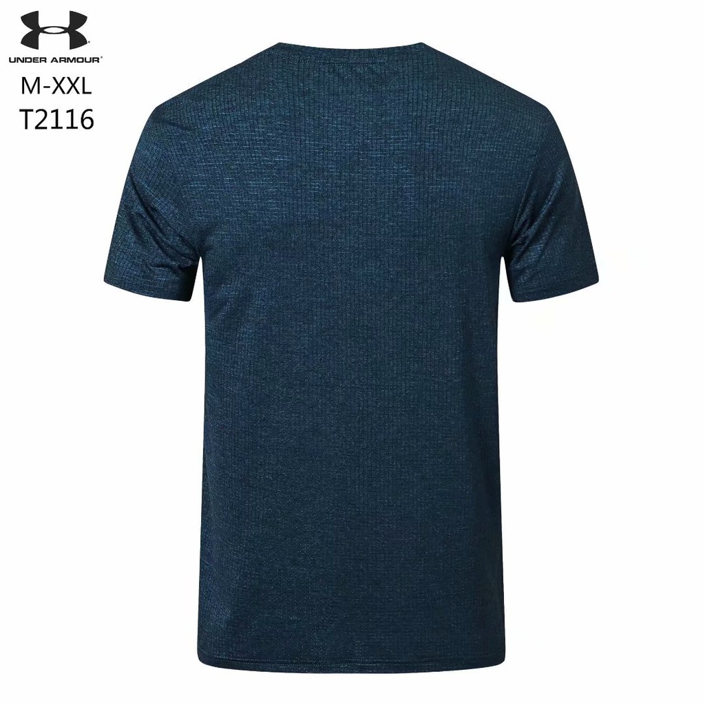 Under Armour Áo thun ngắn tay thể thao nam Thể thao thoáng khí hàng đầu Chạy thoáng khí