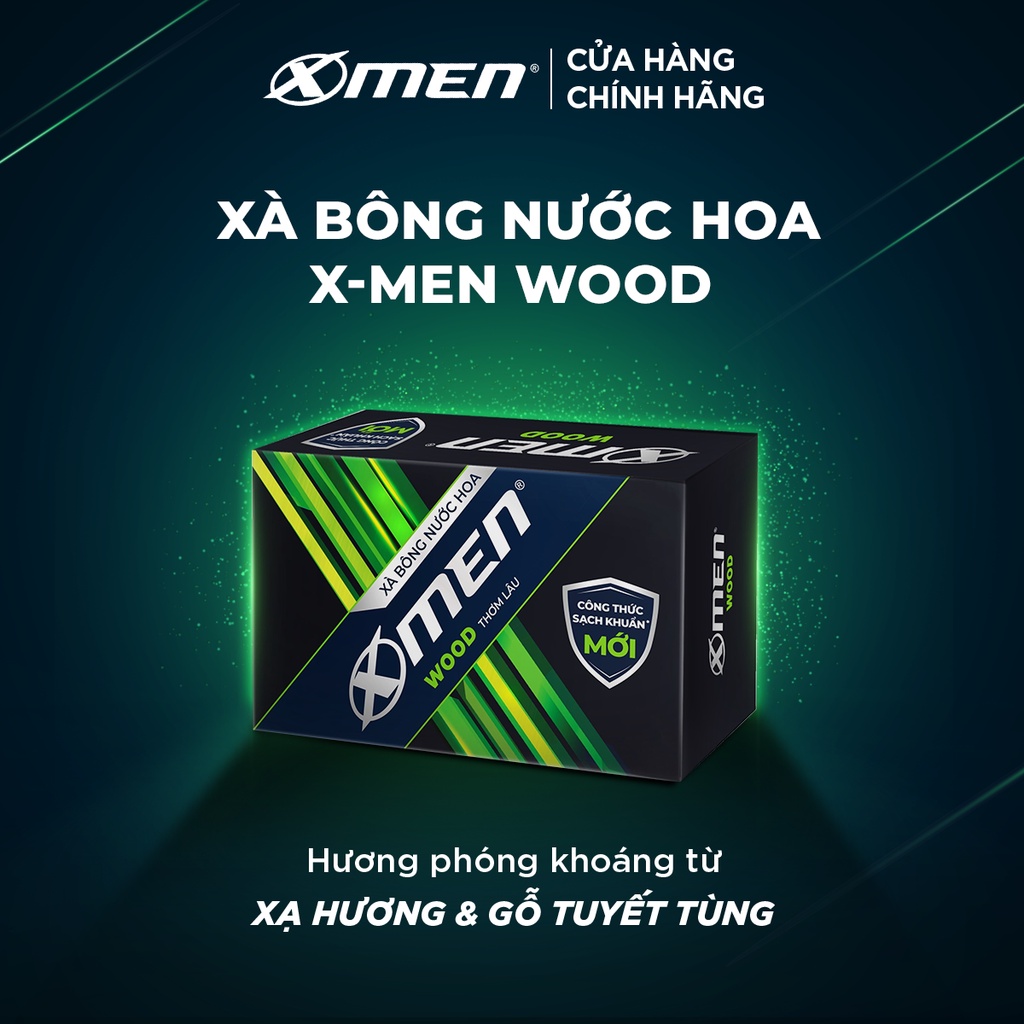 Xà bông cục X-men Wood 90g