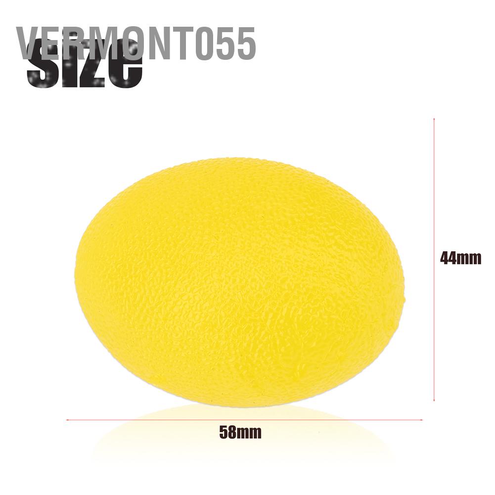 Vermont055 Silicone Massage Therapy Grip Ball for Wrist Finger Strength Exercise Stress Relief
