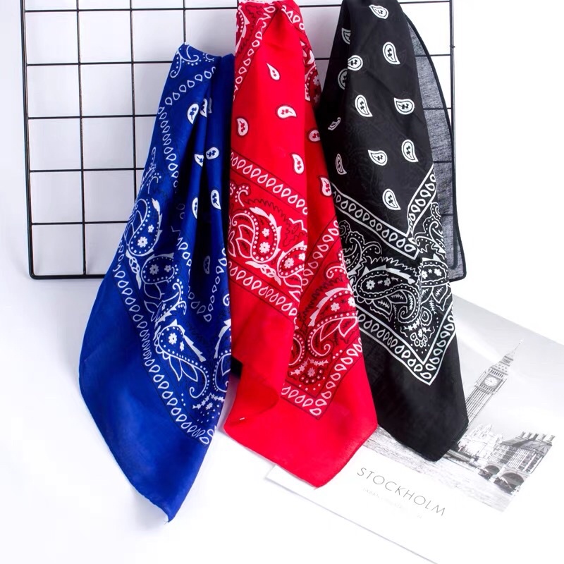 Khăn bandana cotton 100% phong cách đường phố