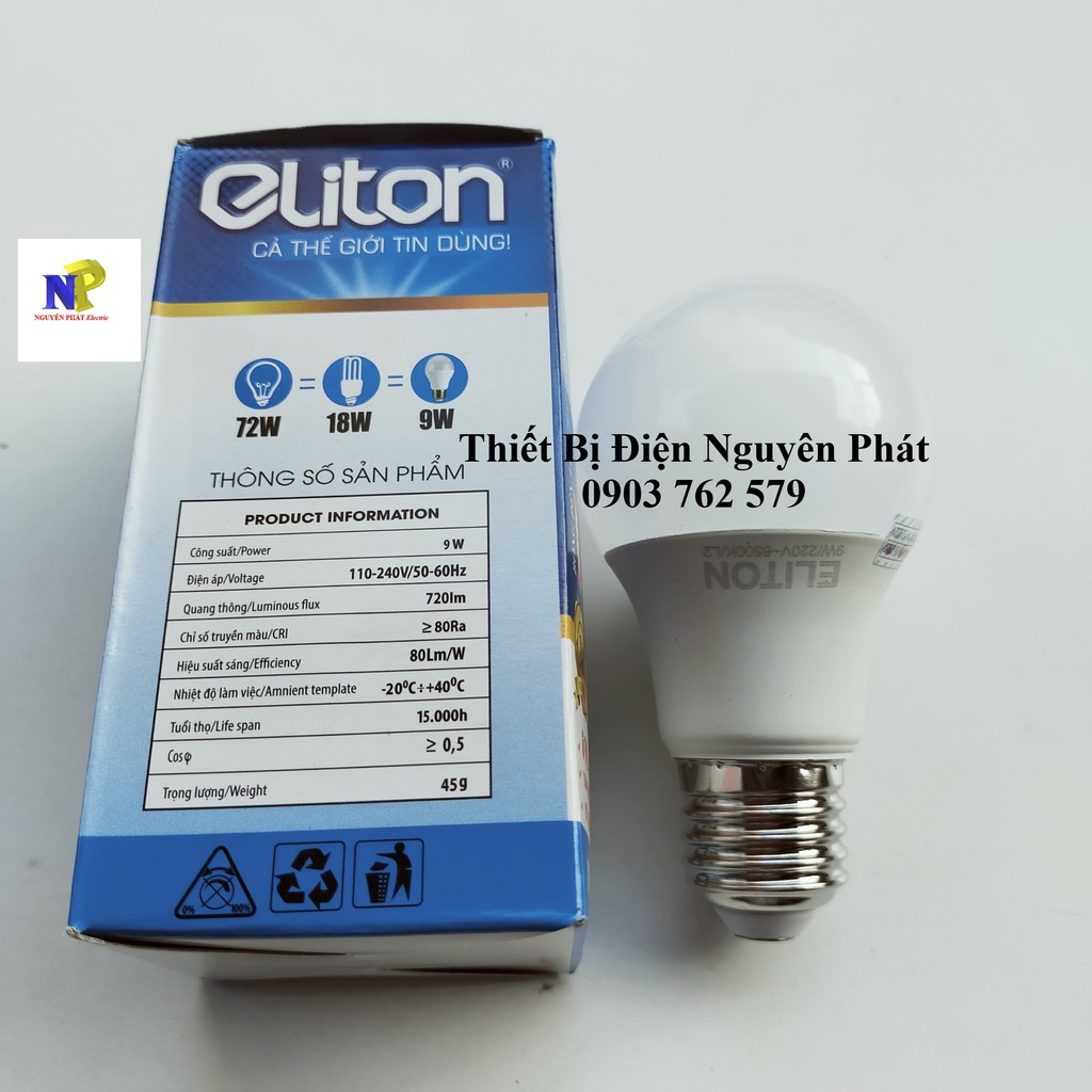 Bóng Đèn Led Bulb 5w,7w,9w,12w Siêu Sáng Kín Nước - Tiết Kiệm Điện Năng
