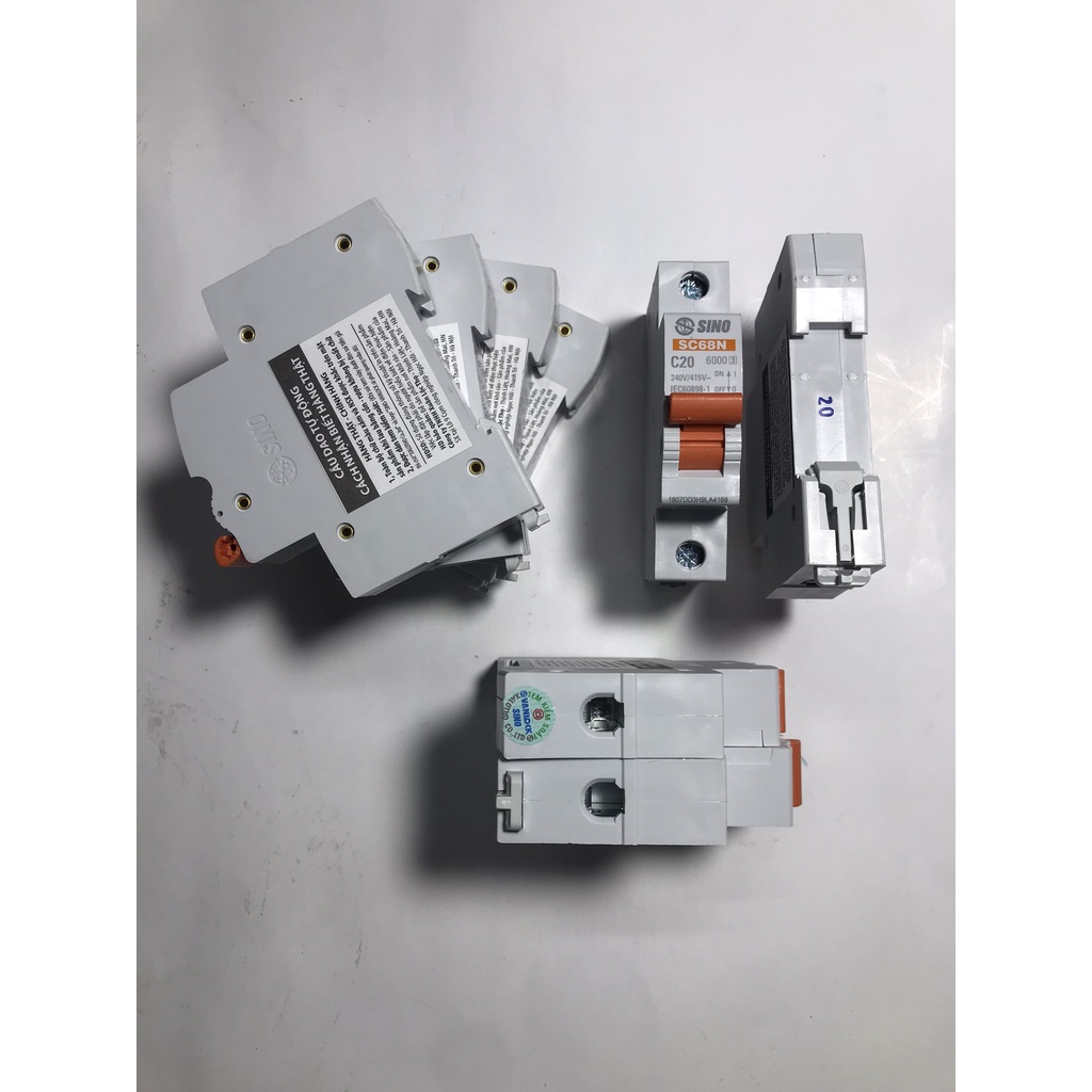 Át 1 cực 10,16,20,25,32,40,50,63A SC68N 6KA Sino