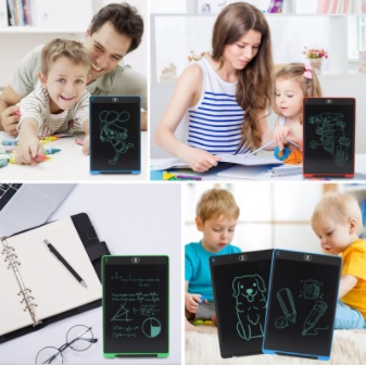 Bảng viết tự xoá - bảng vẽ điện tử LCD - Bảng điện tử thông minh cho bé 8.5 inch