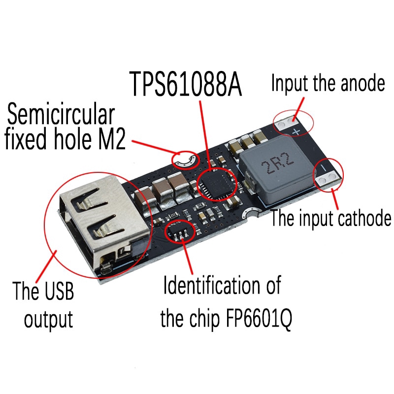 Mô Đun Sạc Pin Lithium 3.7v 4.2v Liter 5v 9v 12v Qc2.0 Qc3.0 tps61088