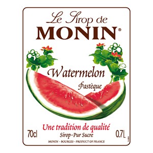 Siro Dưa hấu Monin (Watermelon syrup) - chai 700ml