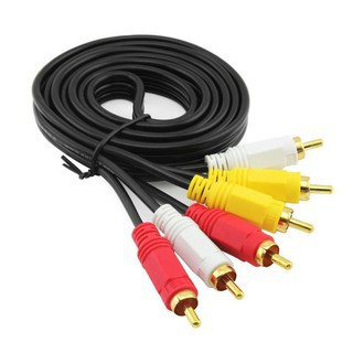 Cáp av rca dây av 6 đầu hoa sen dài 1,5m