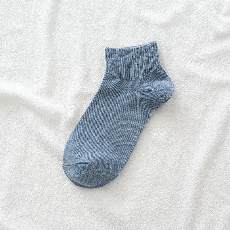 tất vớ cotton màu trơn siêu thoáng cho nữ