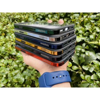 Ốp lưng Keephone cho iPhone 12/ 12 Pro/ 12 Pro Max lưng trong cứng viền màu dẻo chống sốc