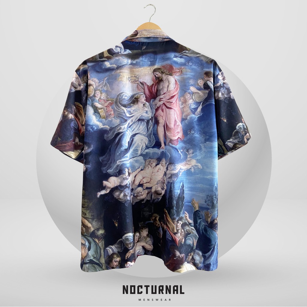 ÁO SƠ MI FULLPRINT CỔ VEST RENAISSANCE UNISEX NOCTURNAL | BigBuy360 - bigbuy360.vn