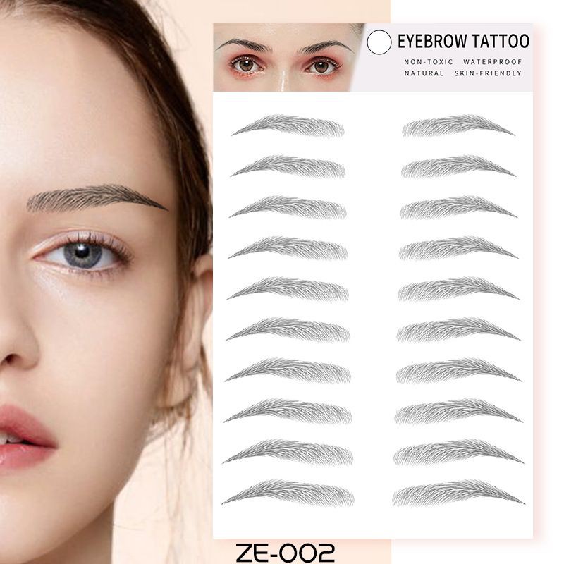 (hàng Mới Về) Miếng Dán Lông Mày Chống Thấm Nước Tatoo | BigBuy360 - bigbuy360.vn