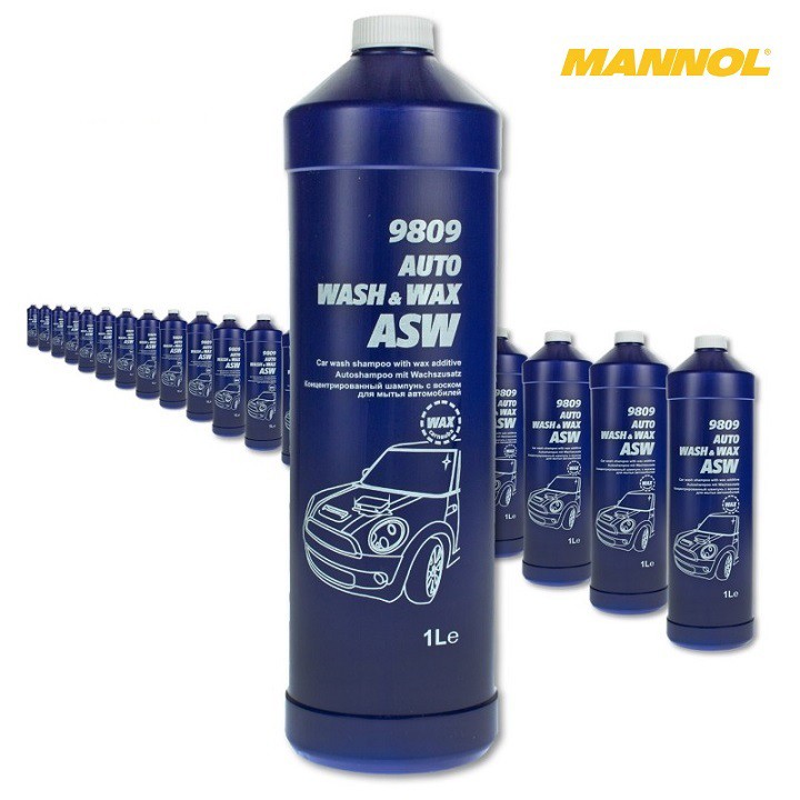 Dung Dịch Rửa Xe Đậm Đặc MANNOL Auto Wasch &amp; Wax 9809 1000ml – VT MART