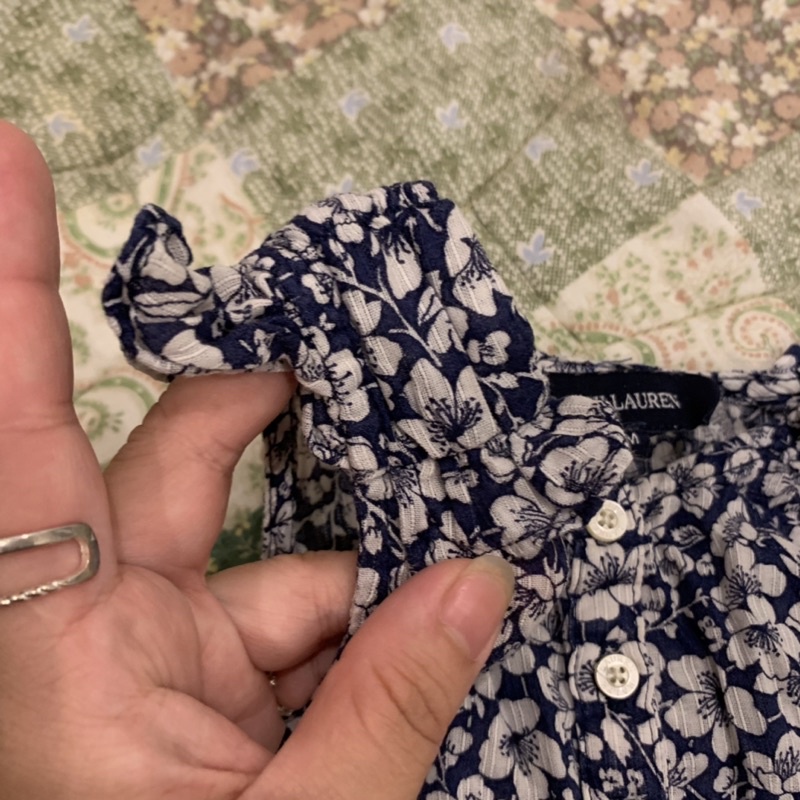 Body suit jum hoa nhí RalphLauren tay bèo cánh tiên hàng si tuyển mới cao