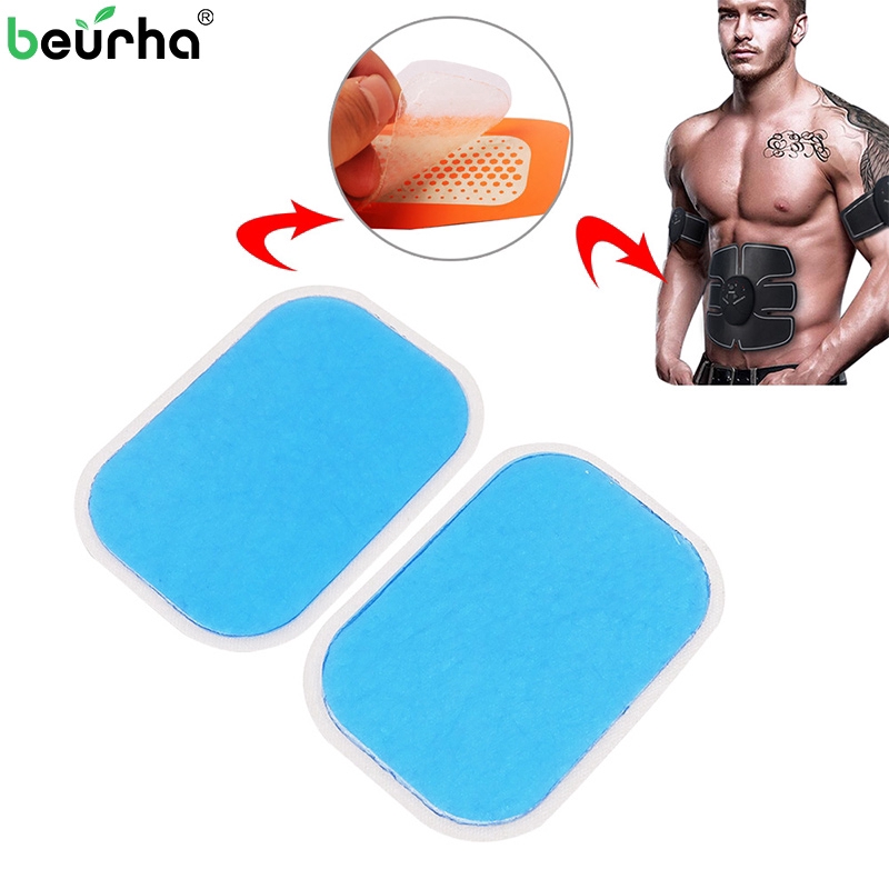 Bộ 2/4 Miếng Gel Mát Xa Bụng Suolaer Bằng ABS Kích Hoạt Tế Bào 4*6cm