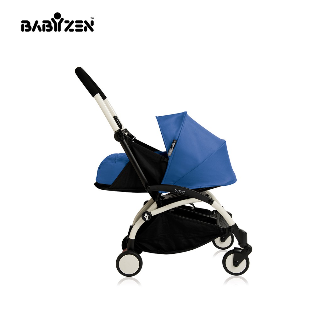 Bộ màn chụp và đệm xe đẩy YOYO 0+ Xanh Dương Babyzen