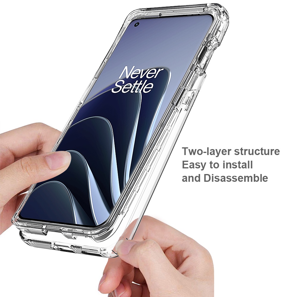 Ốp Điện Thoại Màu Gradient 2 Trong 1 Cho OnePlus 10T 10 Pro OnePlus Nord N20 5G Nord N200 5G Nord N10 5G Nord N100 OnePlus 9 9 Pro