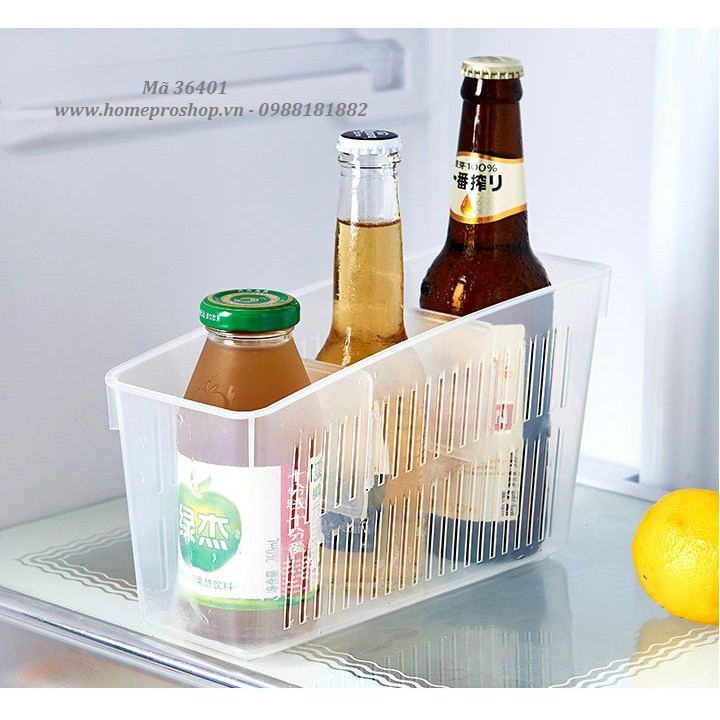 Khay vát  chia ngăn đựng đồ trong tủ lạnh INOMATA