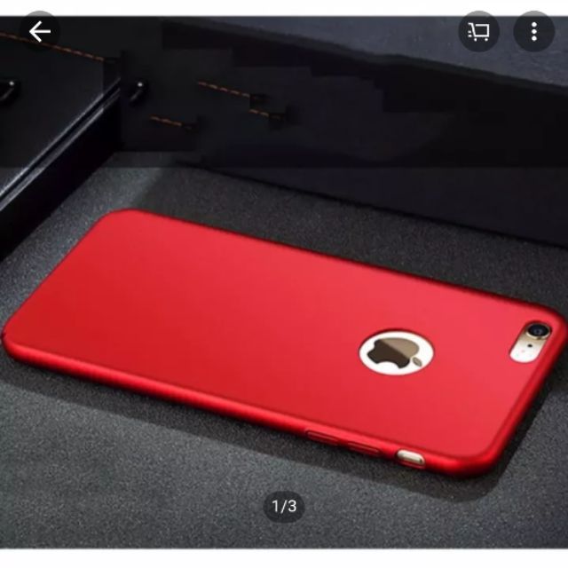 Ốp lưng cao cấp siêu mỏng cho iphone 6/6S - Đỏ