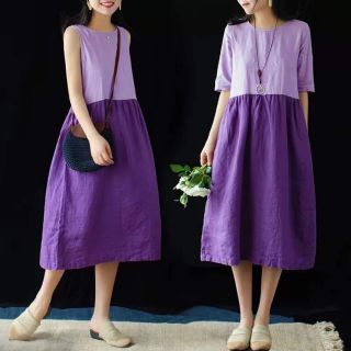 ĐẦM BABYDOLL 2 MÀU TÍM