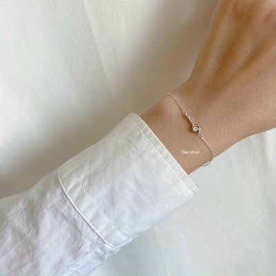 Lắc tay bạc Tlee, lắc chìa khóa mini- TLEE JEWELRY