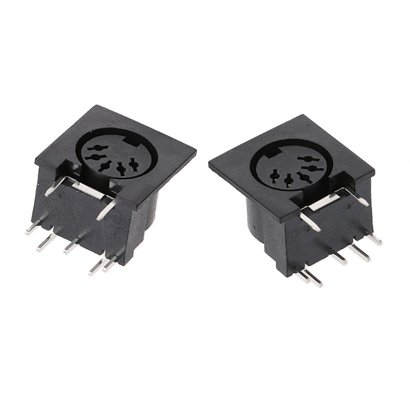Set 10 Đầu Nối Female Din5 Din 5-pin Jack Ds-5-01 Midi