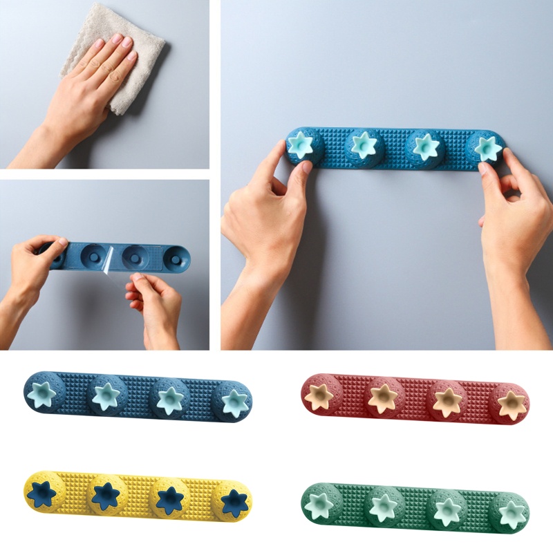 QQ Móc Treo Đồ 4 Móc Đa Năng Hình Quả Dứa Dễ Thương