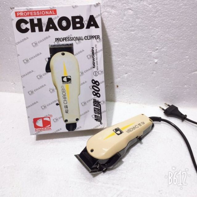 Tăng Đơ Cắt Tóc Có Dây Chaoba 808 Nồi Đồng Cối Đá-Tông Đơ Hớt Tóc Chuyên Nghiệp