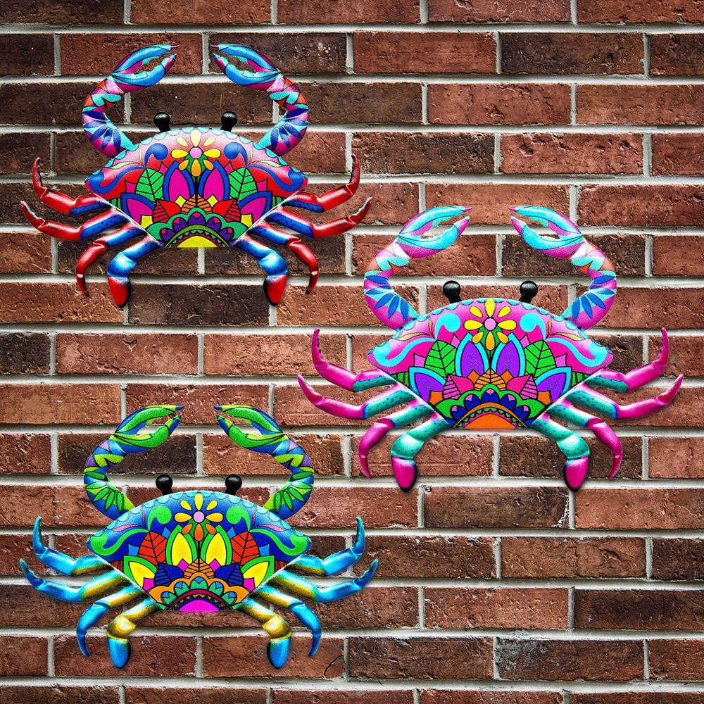 SUSANS Tượng Cua Bằng Kim Loại Dùng Trang Trí Sân Vườn