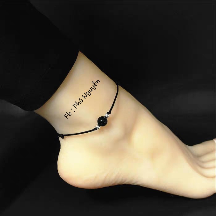 Lắc Chân Đa Tư Nhiên + Bi Bạc ( ghi chú số đo size cổ chân )