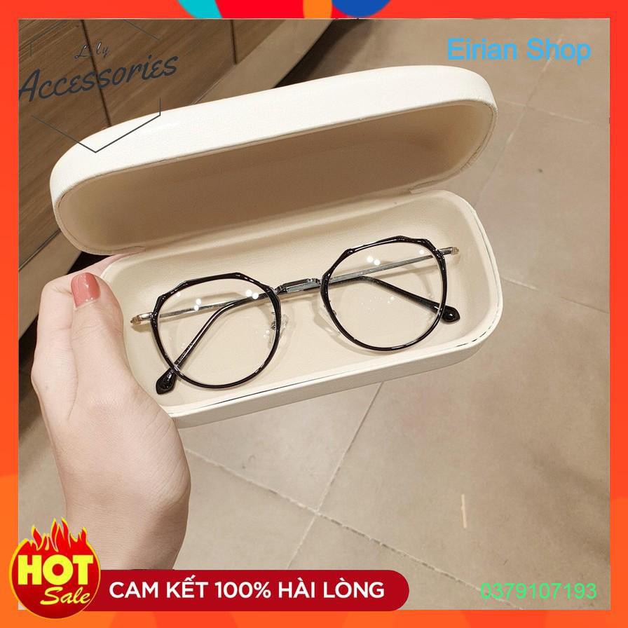 Cắt kính mắt cận-loạn Gọng kính cận tròn 8854 [cam kết bán hàng loại 1]