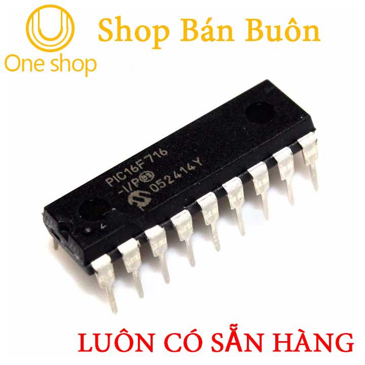 Linh Kiện PIC16F716 I/P DIP-18