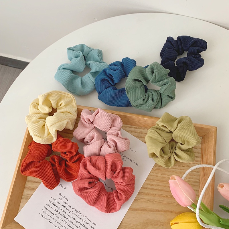 Thun cột tóc AISHG Hàn Quốc thời trang nữ nhiều màu tùy chọn