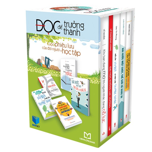 Sách: Combo Đọc Để Trưởng Thành 1: Cuộc Phiêu Lưu Đời Người Là Học Tập (Hộp 5 Cuốn) - Bộ Sách Dẫn Lối Thanh Xuân