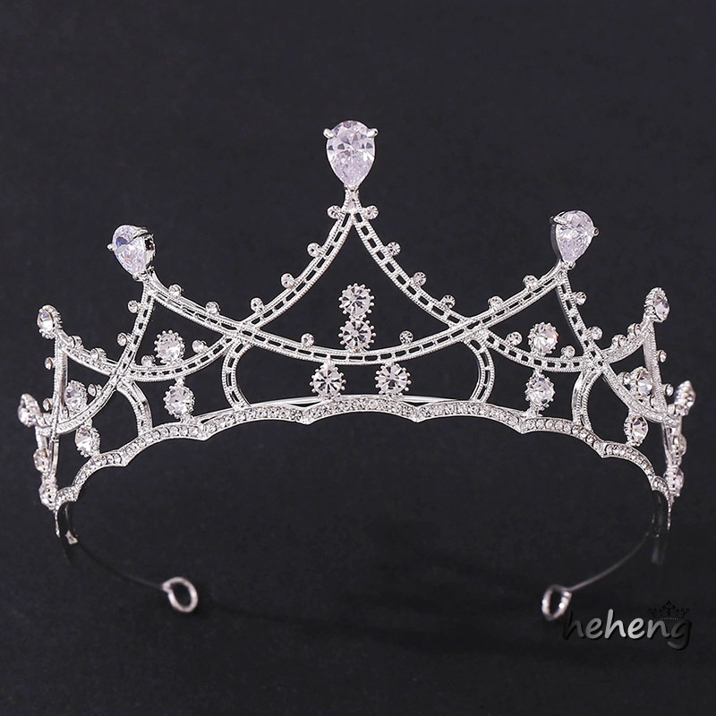 Cài Tóc Hình Vương Miện Đính Đá Thời Trang Cho Nữ