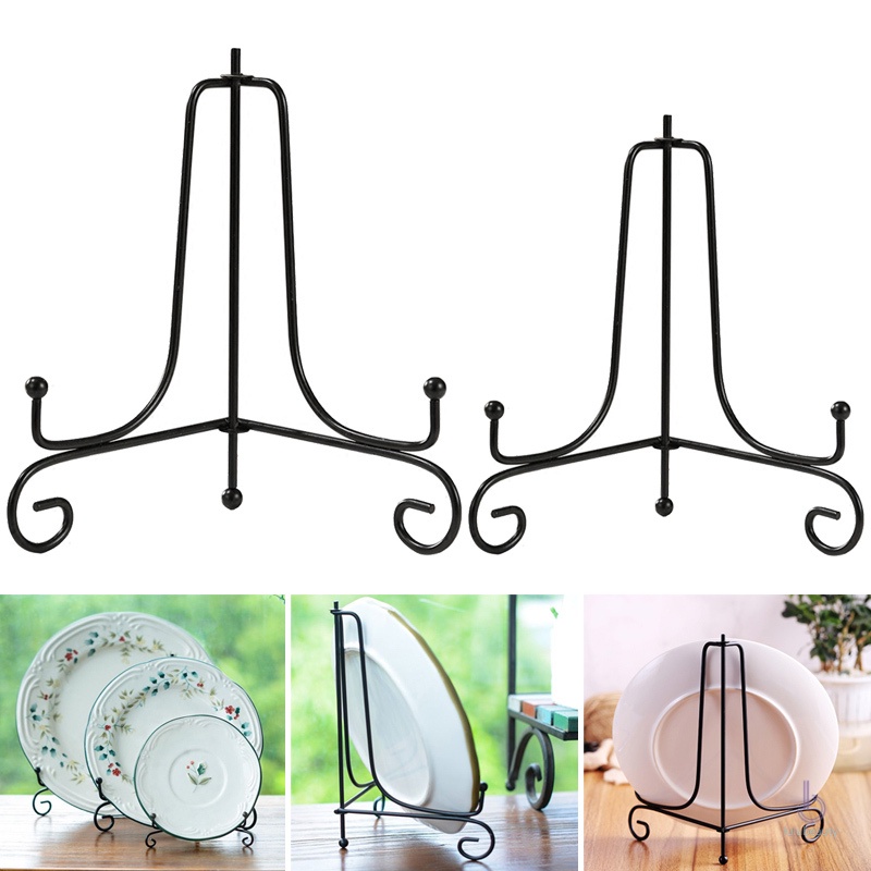 Giá Sắt Trưng Bày Bát Đĩa 4 - 12 Inch Tiện Lợi