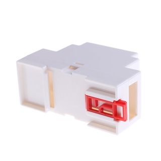 ECVN 88*37*59mm Plastic Electronics Box Project Case DIN Rail Junction Box