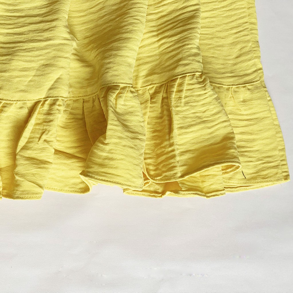 Váy Đầm Bé Gái Lụa Đũi Cotton Cao Cấp Thoáng Mát Mùa Hè Co Dãn 4 Chiều Mềm Mại Chất Đẹp Dễ Thương