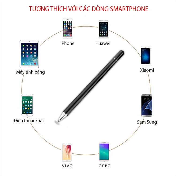 Bút cảm ứng, ngòi thay thế bút cảm ứng điện dung M6 cho Smartphone, iPad
