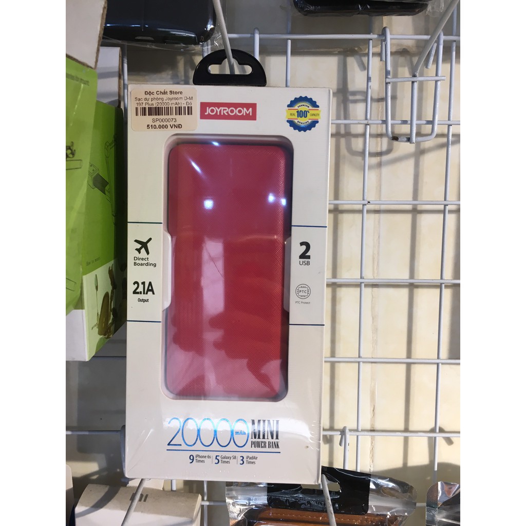 Sạc dự phòng dung tích lớn Joyroom 20000mAh