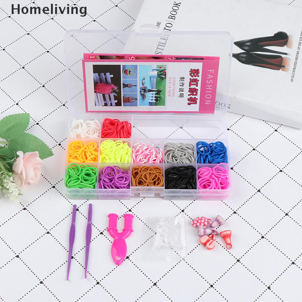 Set 600 Dây Cao Su Co Giãn Làm Vòng Đeo Tay diy