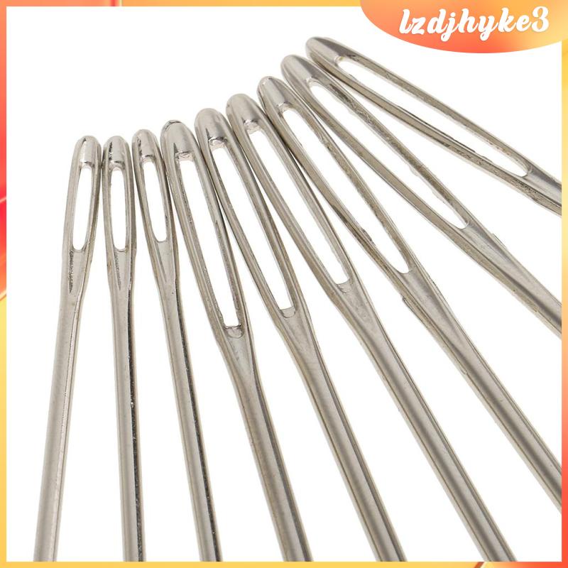 Bộ 9 Cây Kim Thêu Mắt To Bằng Thép Không Gỉ lzdjhyke3
