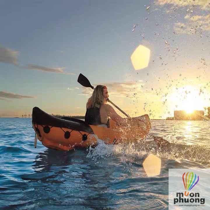 Thuyền kayak bơm hơi 3,2m Bestway thiết kế 3 khoang khí là phụ kiện thể thao dã ngoại tuyệt vời - MUÔN PHƯƠNG SHOP