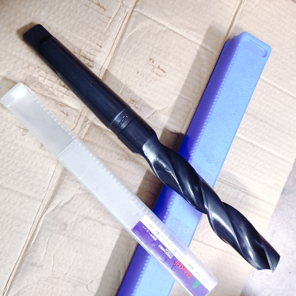 Mũi khoan chuôi côn 16mm, chuôi côn MT2, chiều dài lưỡi 120mm,chiều dài tổng 218mm