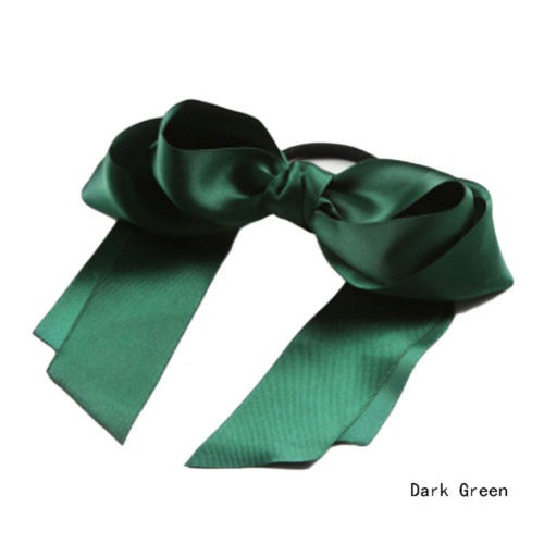 Dây buộc tóc co giãn đính nơ thời trang