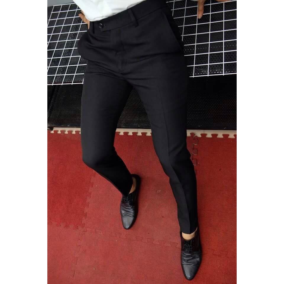 Quần âu nam vải co giãn màu tím mận | BigBuy360 - bigbuy360.vn