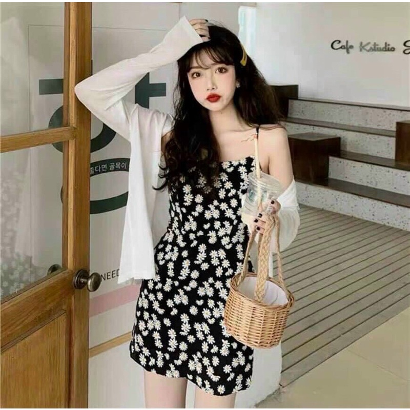 SET ĐẦM 2S HOA CÚC KÈM ÁO KHOÁC | 𝐇𝐀𝐂𝐇𝐈𝐒𝐓𝐎𝐑𝐄 | 𝗤𝘂ầ𝗻 𝗮́𝗼 𝗤𝘂ả𝗻𝗴 𝗖𝗵𝗮̂𝘂 𝘀ỉ 𝗹ẻ