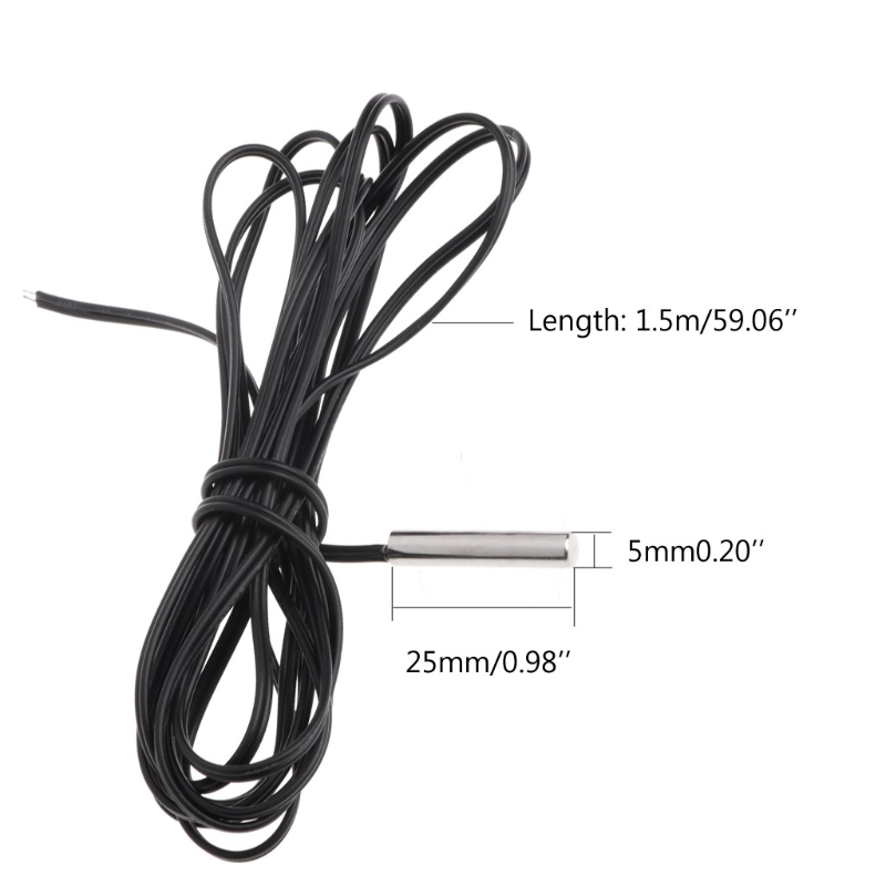 Dây đầu dò xi lanh 1.5m cảm biến nhiệt độ 150cm NTC 10K Ohm 1% 3435