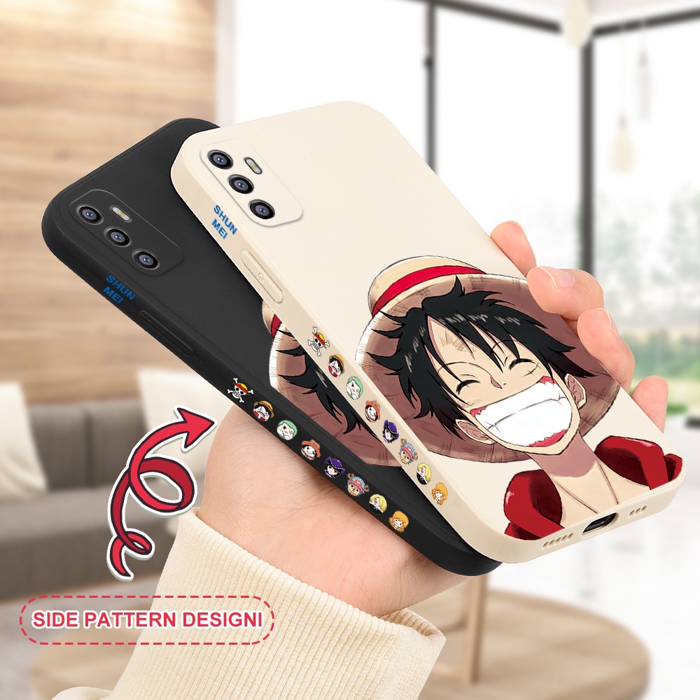 Ốp Điện Thoại Hình One Piece Cho Realme C11 C15 Q3 5i 5 PRO C2 Realme 5 6 7 8 5S 6i 7i 6s 8S 9 PRO Q Narzo 20A 20