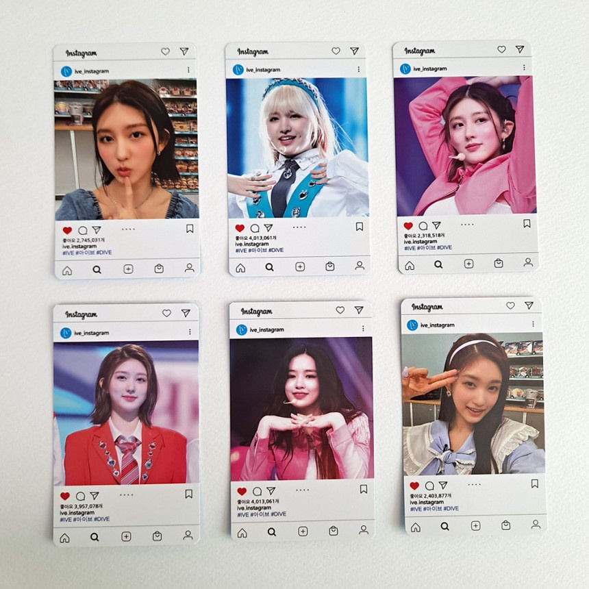 IVE PHOTOCARD SET 60 Chiếc
