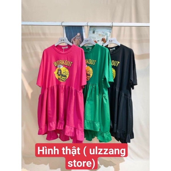 Đầm baby doll hoạt hình đáng yêu
