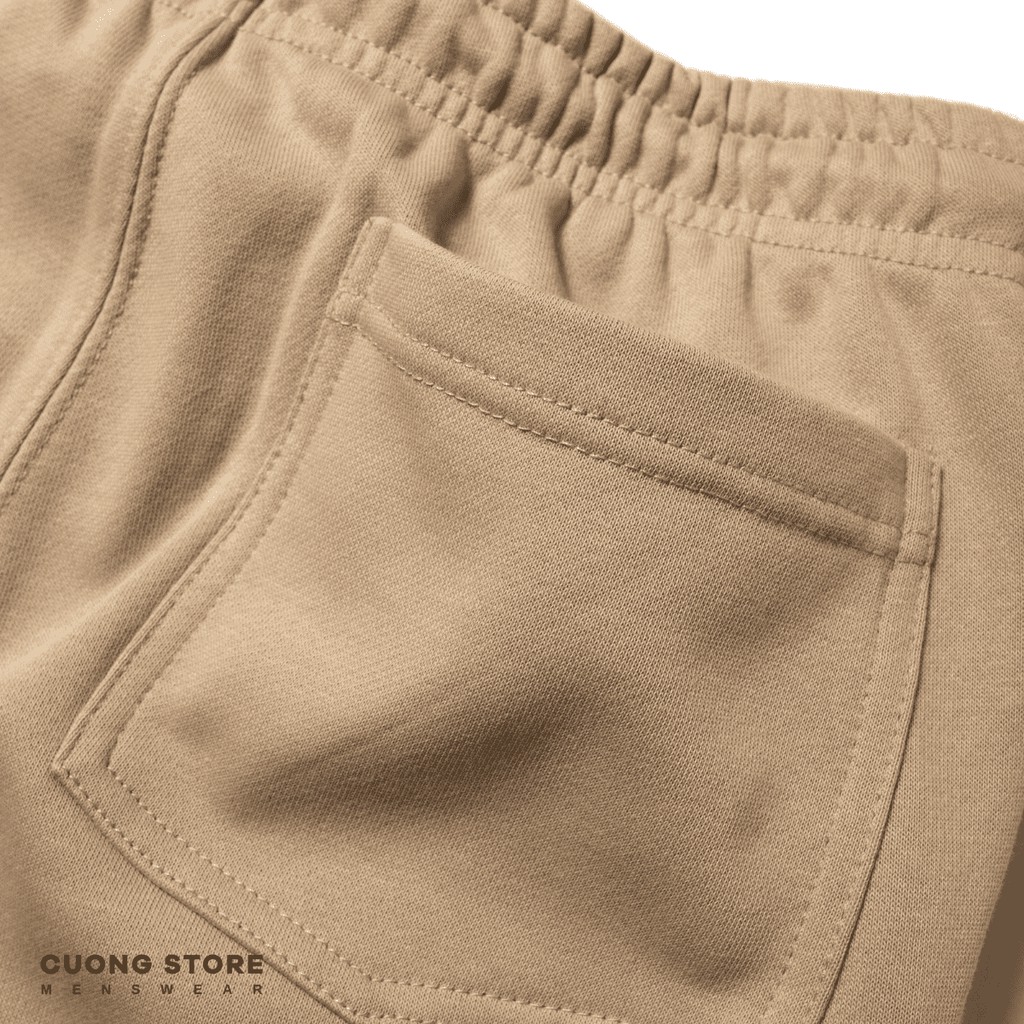 Quần short thun cao cấp thêu chữ CHEMICAL 2005007 vải Cotton dày dặn, co giãn thoải mái - MENFIT